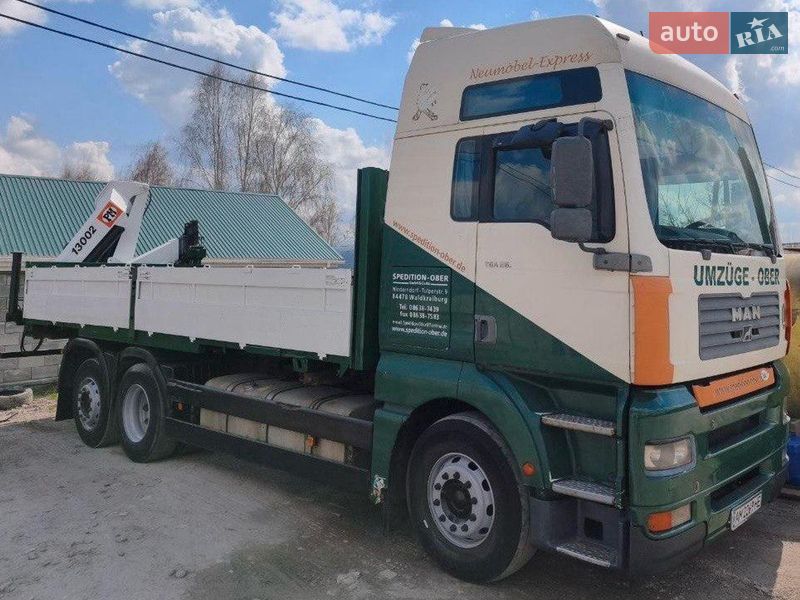 Кран-маніпулятор MAN TGA