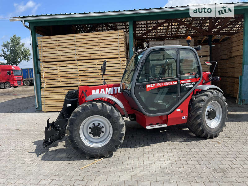 Телескопічні навантажувачі Manitou 741