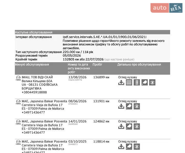 Внедорожник / Кроссовер Mazda CX-5 2016 в Киеве документ