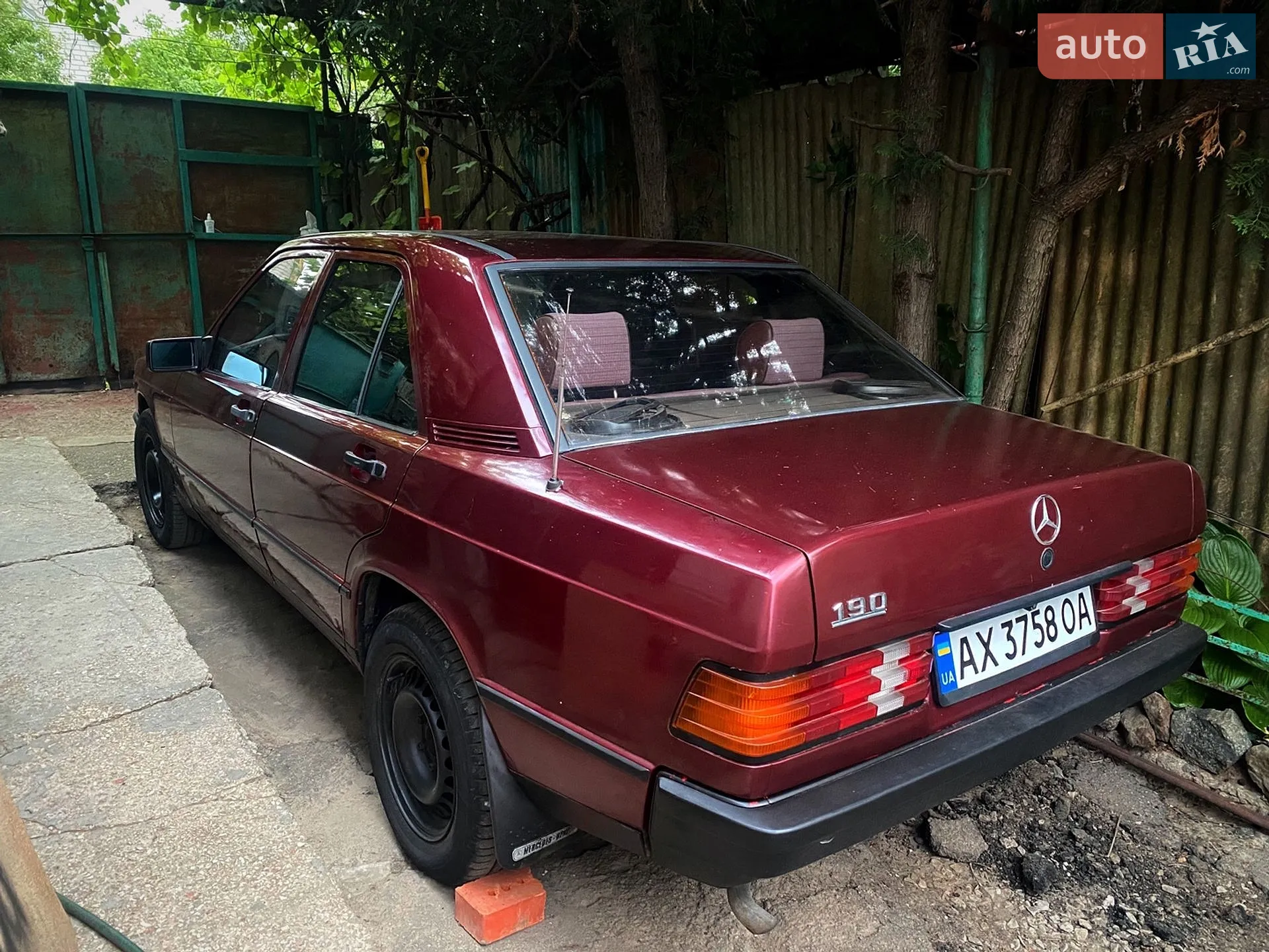 Mercedes-Benz 190 1986 VIN WDB20102210013145 фото оголошення 6 з 9
