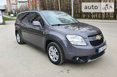 Характеристики Chevrolet Orlando Мінівен