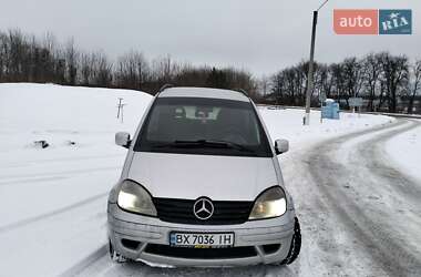 Характеристики Mercedes-Benz Vaneo Мінівен