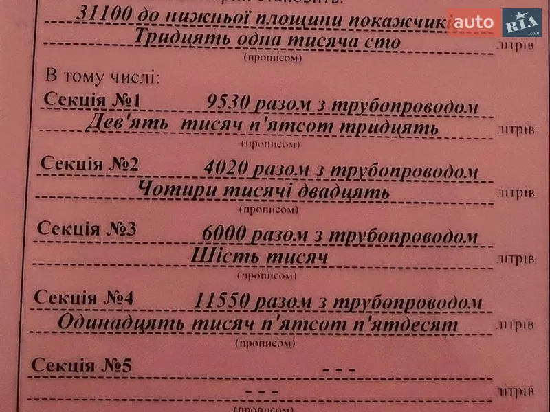 Цистерна полуприцеп OMT 3SCO1 2014 в Виннице документ