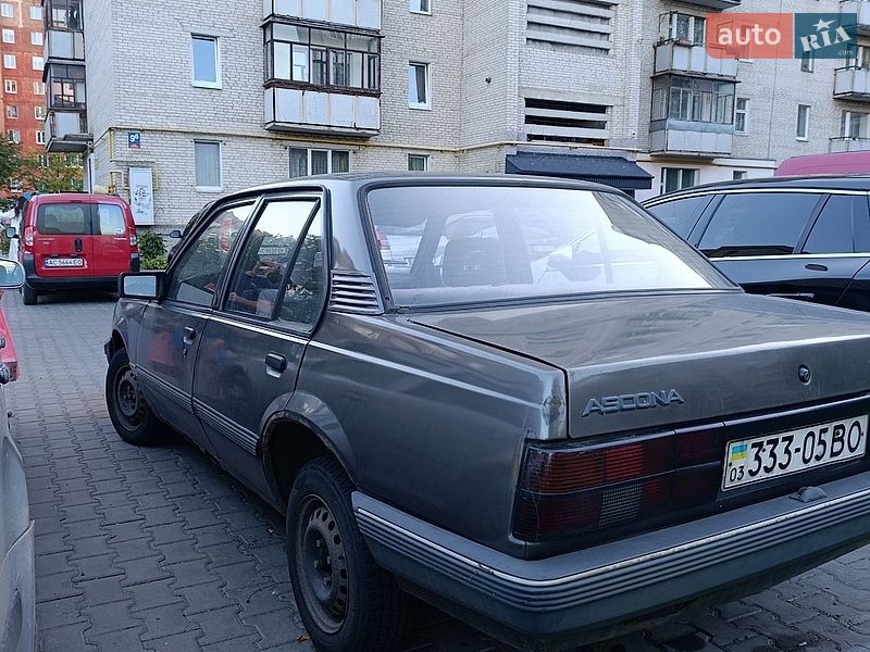 Седан Opel Ascona 1987 в Луцьку фото 15 Седан Opel Ascona 1987 в Луцьку