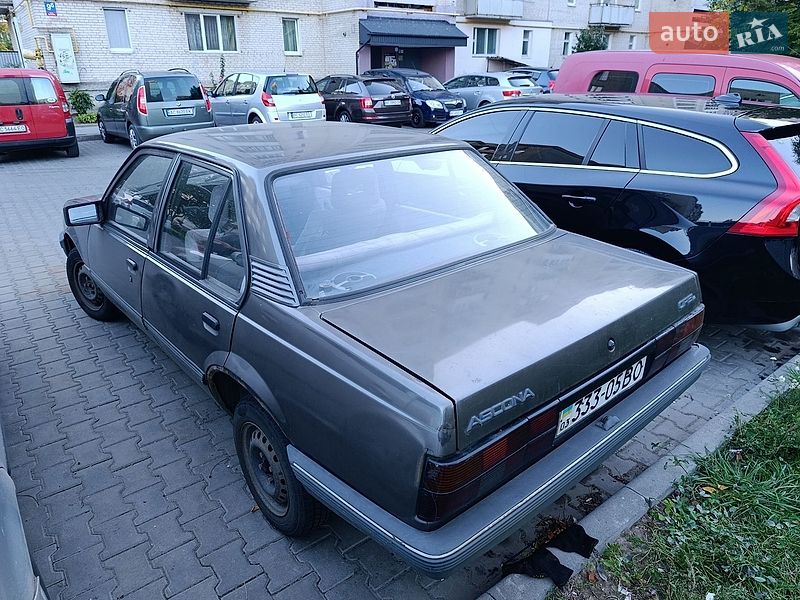 Седан Opel Ascona 1987 в Луцьку фото 14 Седан Opel Ascona 1987 в Луцьку