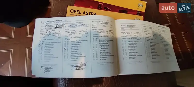 Универсал Opel Astra 2012 в Киеве документ