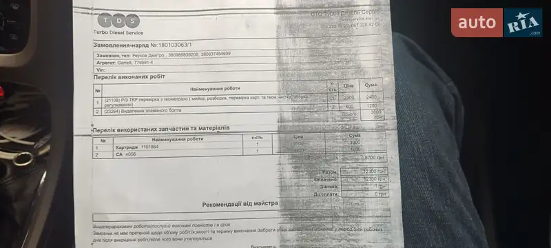 Универсал Opel Astra 2012 в Киеве документ