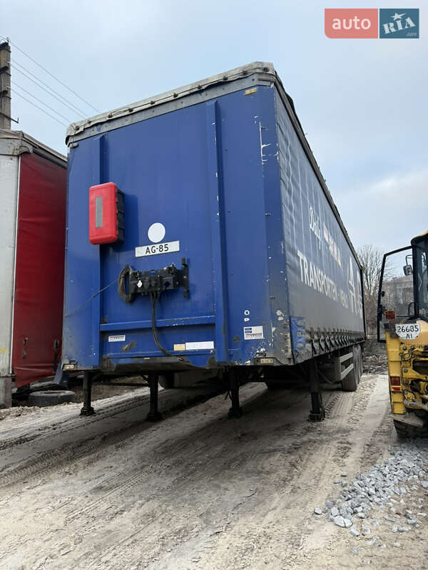 Тентованный борт (штора) - полуприцеп Pacton BPW