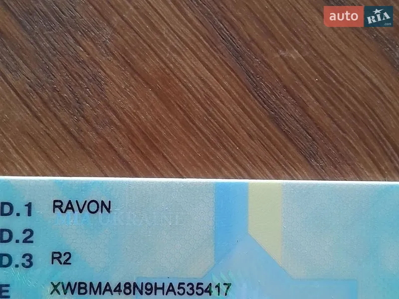 Хэтчбек Ravon R2 2017 в Киеве документ