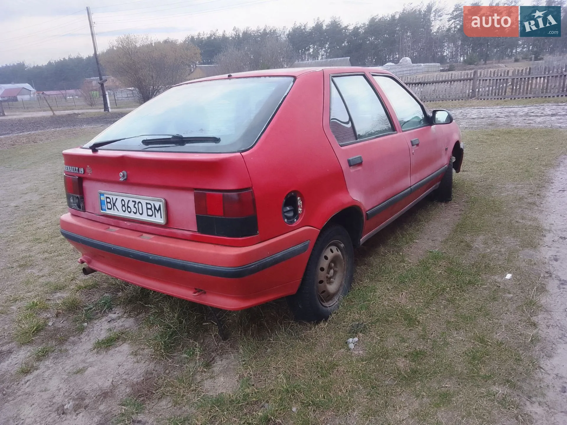 Renault 19 1993 VIN VF1L53J2510257931 фото оголошення 8 з 20