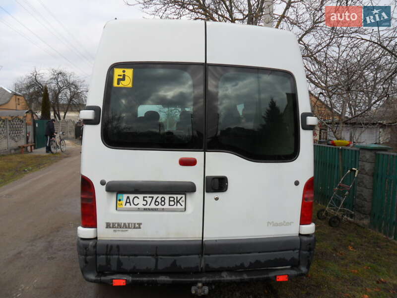 Мікроавтобус Renault Master 1998 в Нововолинську