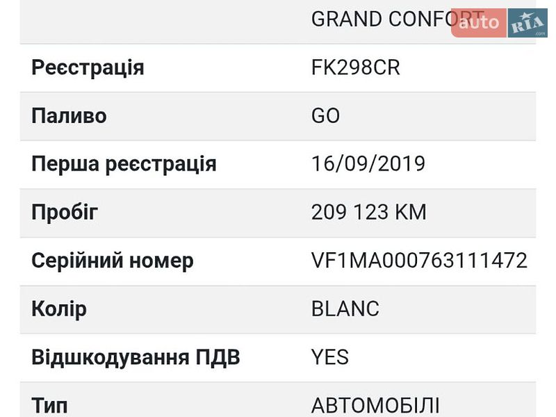 Вантажний фургон Renault Master 2019 в Млиніві