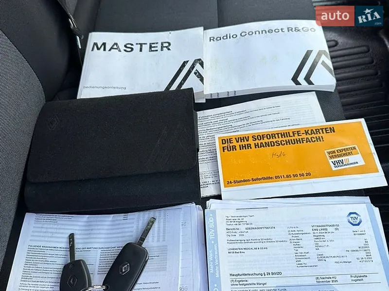 Грузовой фургон Renault Master 2022 в Калуше документ 2 фото Грузовой фургон Renault Master 2022 в Калуше документ