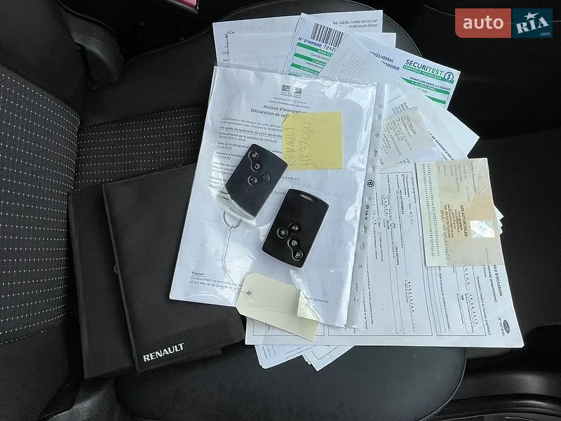 Минивэн Renault Scenic 2014 в Виннице документ