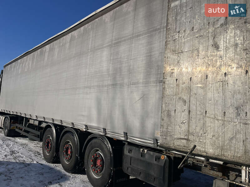 Тентованный борт (штора) - полуприцеп Samro S 338WHPF