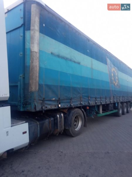 Тентованный борт (штора) - полуприцеп Samro SR