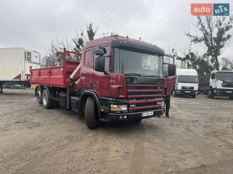 Кран-маніпулятор Scania 114