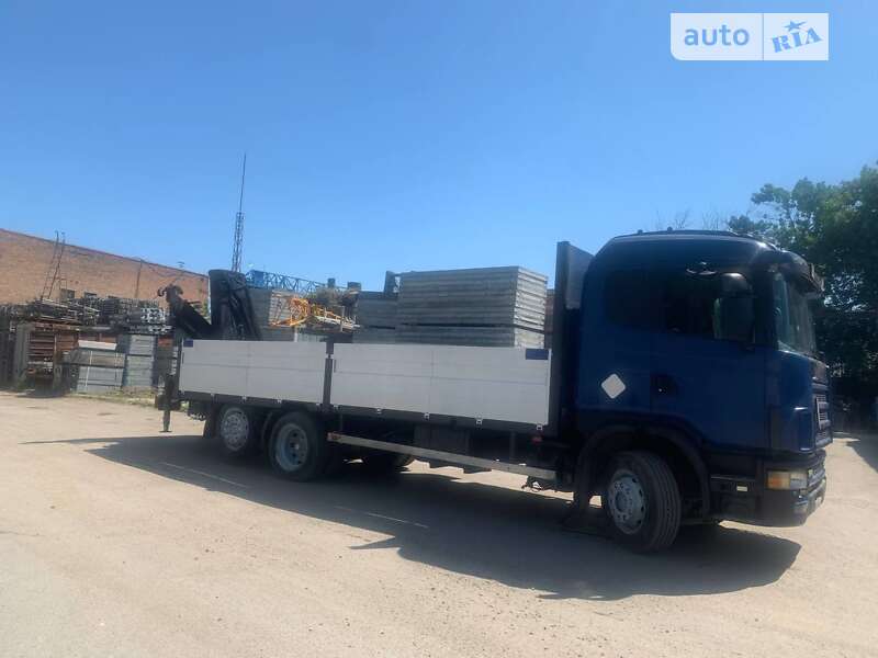 Кран-манипулятор Scania 124