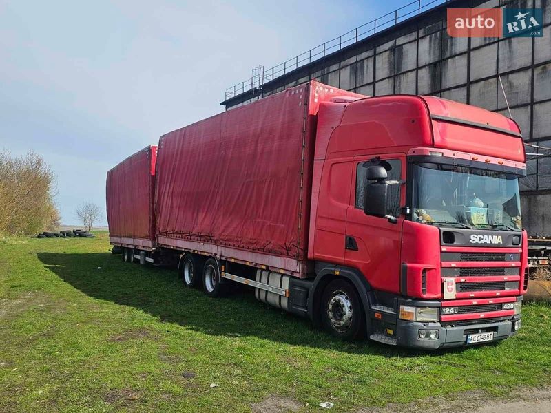 Тентованый Scania 124