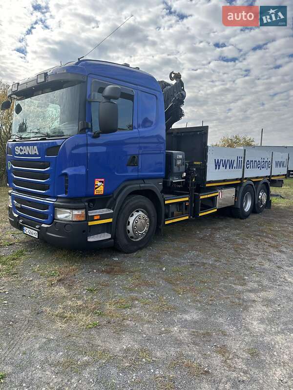 Кран-маніпулятор Scania R 440