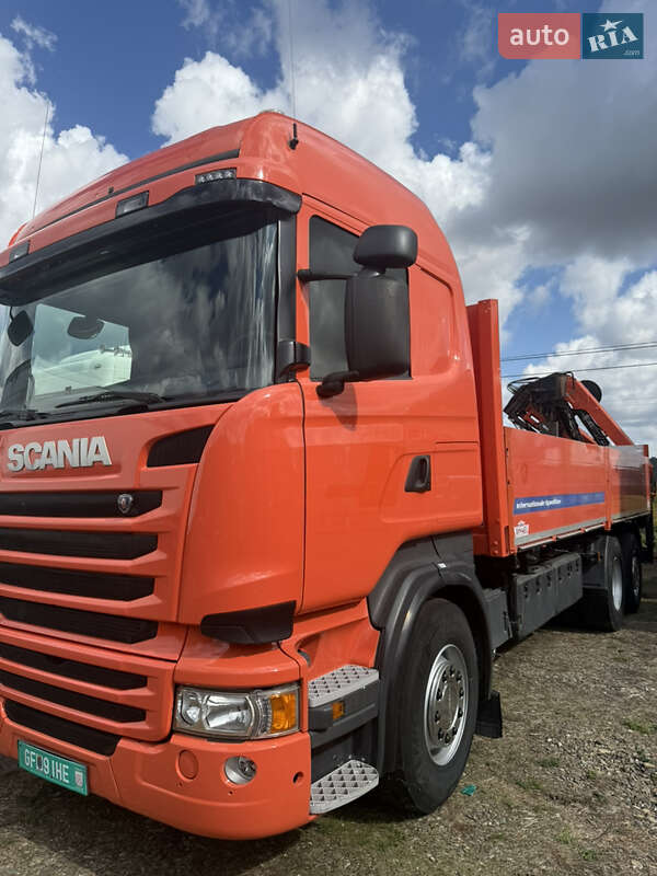 Кран-манипулятор Scania R 450