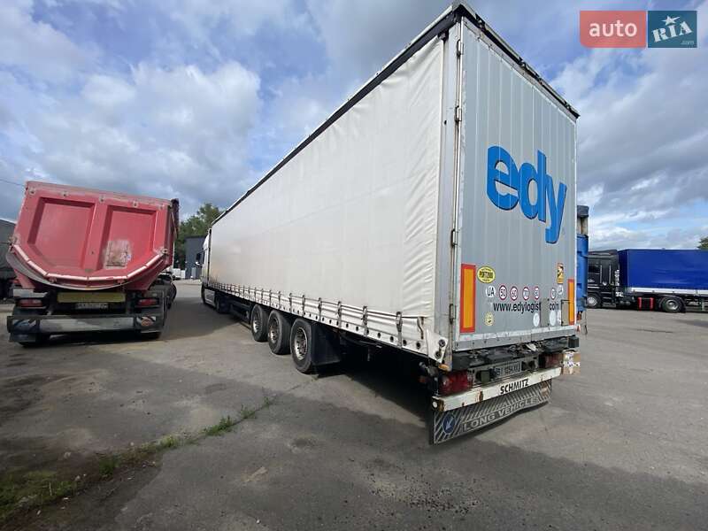 Тентований борт (штора) - напівпричіп Schmitz Cargobull Mega