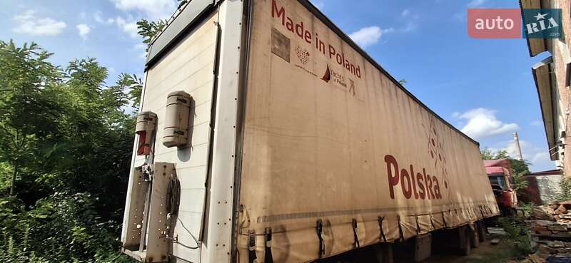 Тентованный борт (штора) - полуприцеп Schmitz Cargobull S01