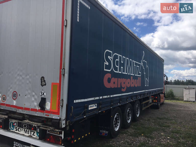 Тентований борт (штора) - прицеп Schmitz Cargobull SAF