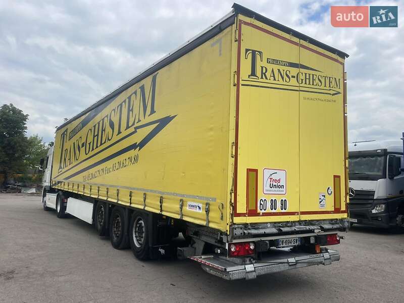 Тентований борт (штора) - напівпричіп Schmitz Cargobull SAF