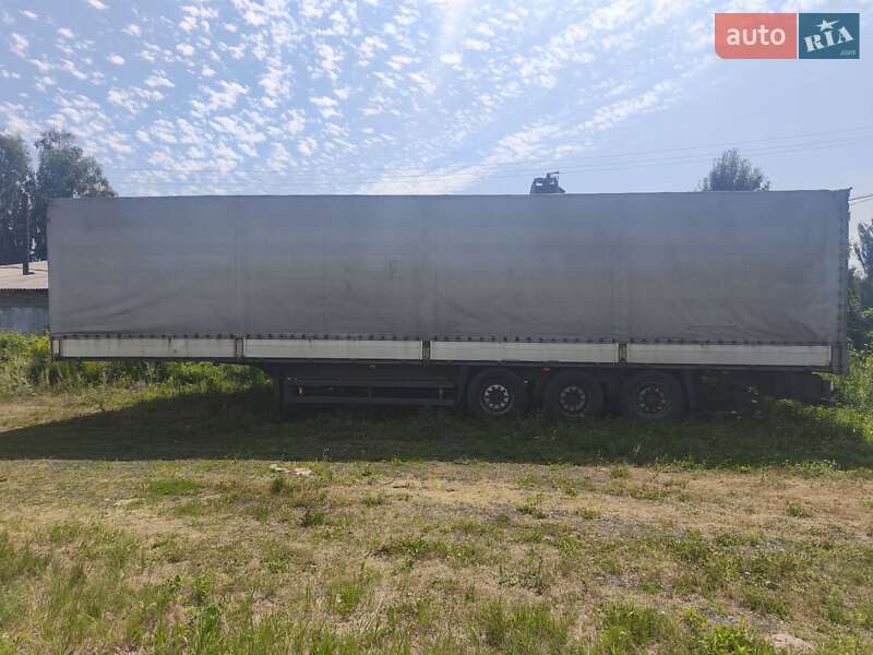 Тентований борт (штора) - напівпричіп Schmitz Cargobull SAF