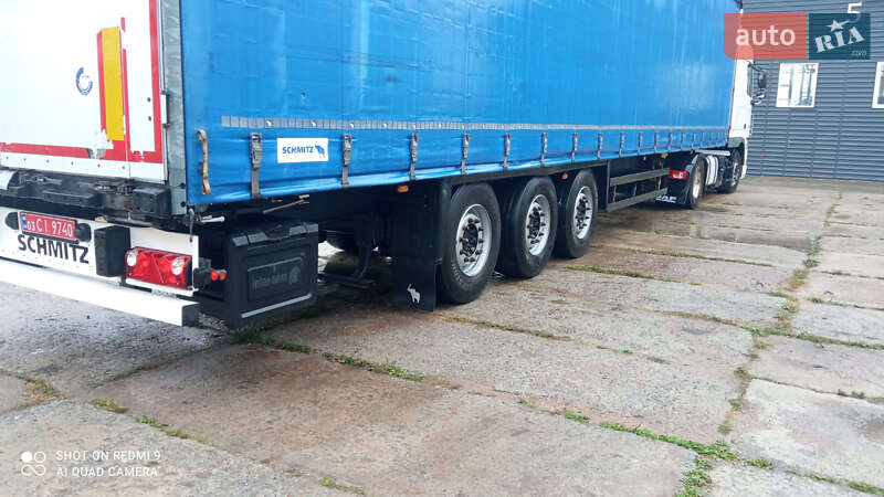 Тентованный борт (штора) - полуприцеп Schmitz Cargobull SAF