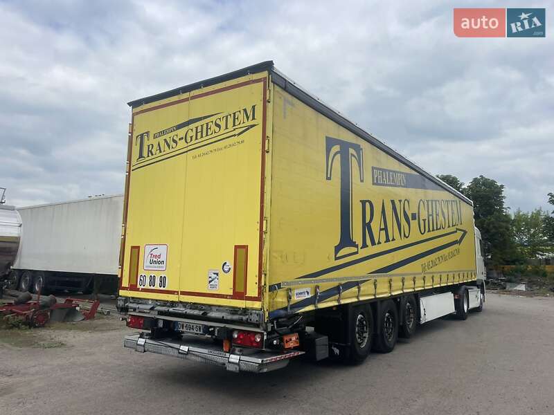 Тентований борт (штора) - напівпричіп Schmitz Cargobull SAF