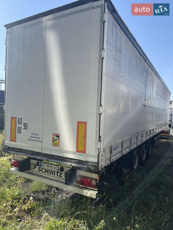 Тентованный борт (штора) - полуприцеп Schmitz Cargobull SB