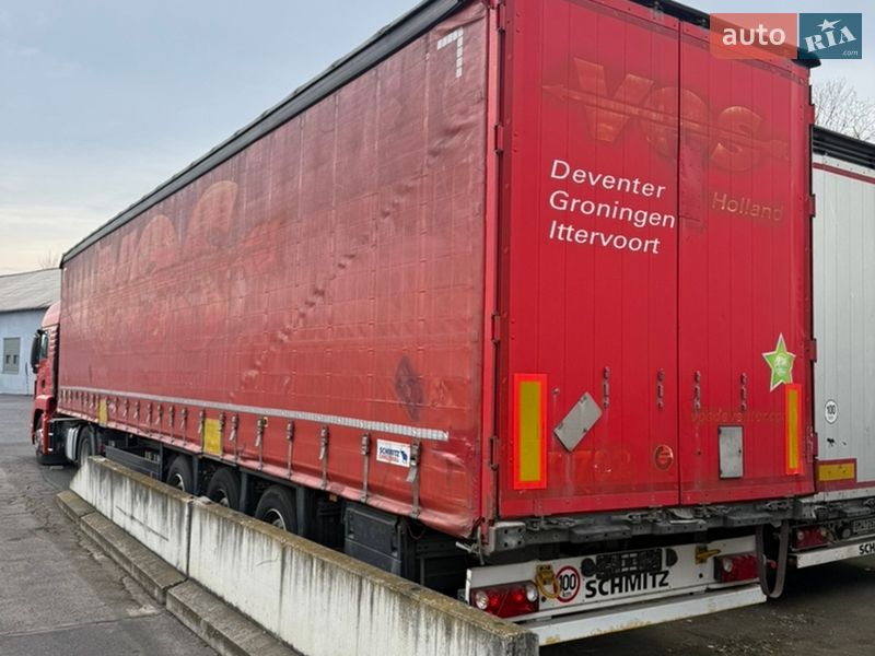 Тентований борт (штора) - прицеп Schmitz Cargobull SCB S3T