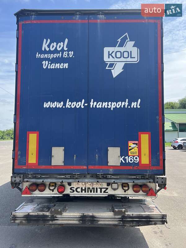 Тентований борт (штора) - напівпричіп Schmitz Cargobull SKO 24