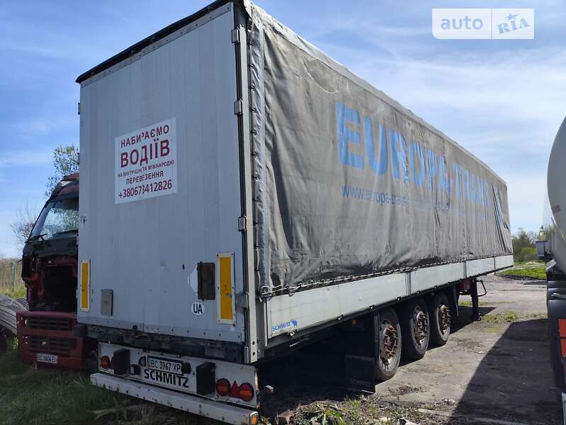 Тентований борт (штора) - прицеп Schmitz Cargobull SPR