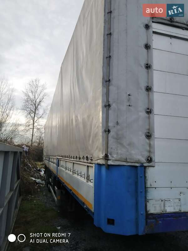 Тентованный борт (штора) - полуприцеп Schmitz Cargobull SPR