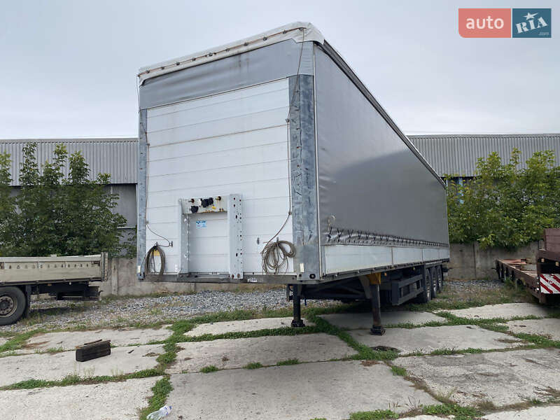 Тентований борт (штора) - напівпричіп Schmitz SCB
