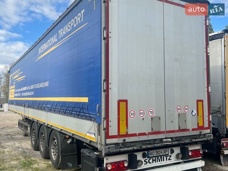 Бортовий напівпричіп Schmitz SCB