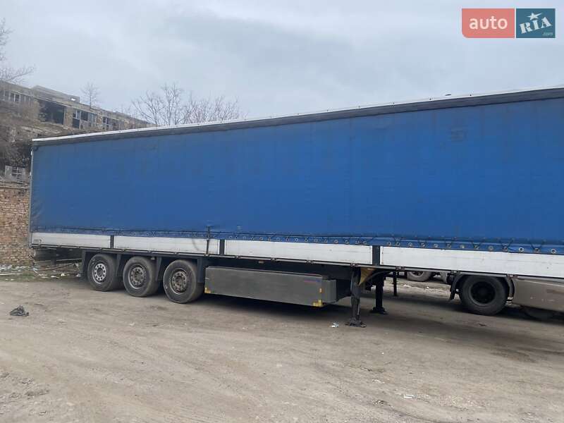 Тентований борт (штора) - напівпричіп Schmitz SCS 24