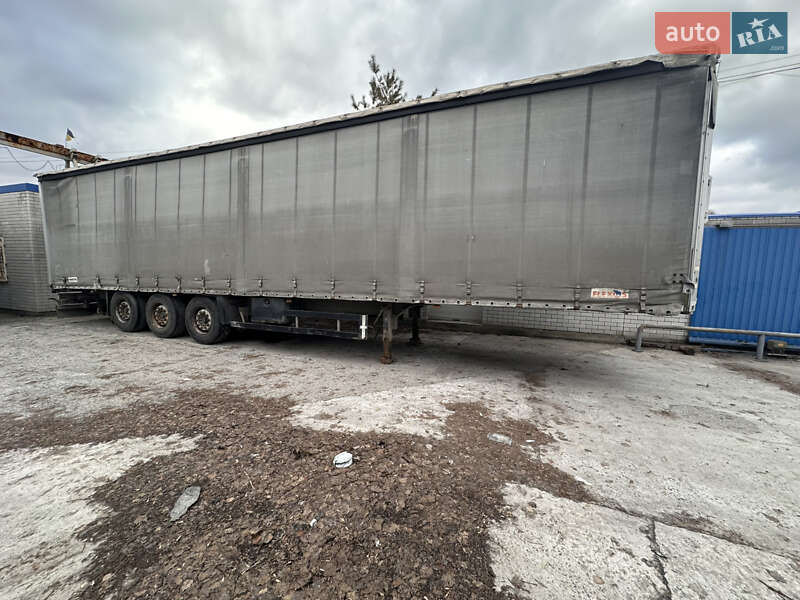 Тентований борт (штора) - напівпричіп Schmitz SCS 24