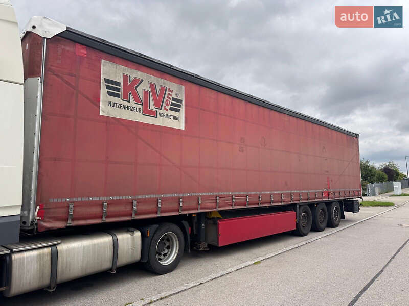 Тентованный борт (штора) - прицеп Schmitz SCS 24