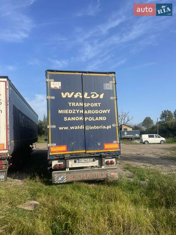 Тентований борт (штора) - прицеп Schmitz SCS 27