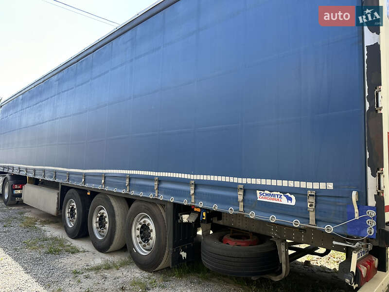 Тентованный борт (штора) - полуприцеп Schmitz SKO 24
