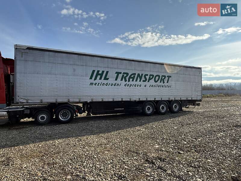 Тентованный борт (штора) - полуприцеп Schwarzmuller MB