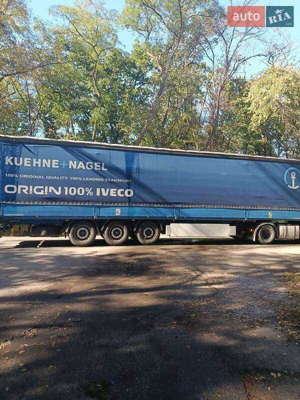 Тентованный борт (штора) - полуприцеп Schwarzmuller SAF