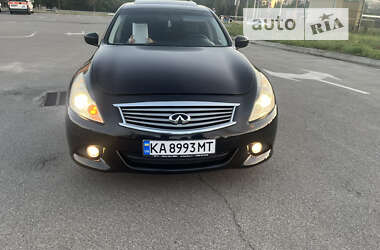 Характеристики Infiniti G25 Седан