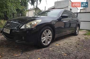 Характеристики Infiniti G25 Седан