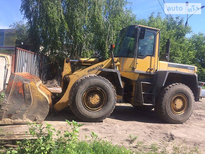 Фронтальні навантажувачі Komatsu