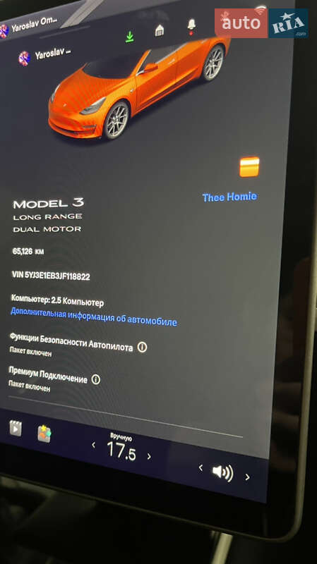 Седан Tesla Model 3 2018 в Киеве